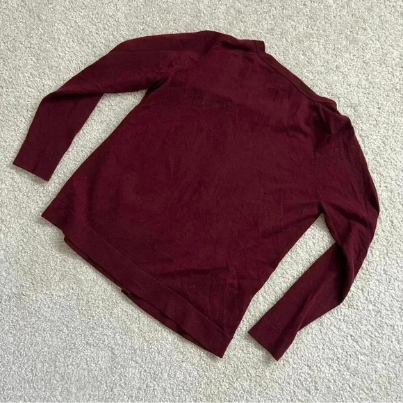 Pendleton Women’s Cardigan Button Up Long Sleeve Sweater Size Small Maroon - Picture 13 of 15